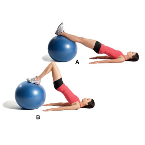 hamstring swiss ball curl, leg exercises, best exercises, best ab exercises, best shoulder exercises, best chest exercises, best arm exercises, best abdominal exercises, fitness, best stomach exercises, best bicep exercises, best biceps exercises
