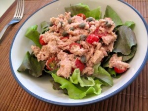 Tuna Salad with Hummus and Honey Mustard