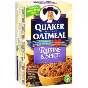 Quaker Raisin Spice Instant Oatmeal calories, Quaker Raisin Spice Instant Oatmeal, Quaker Raisin Spice Instant Oatmeal nutrition facts, Quaker Raisin Spice Instant Oatmeal nutritional info, Quaker Raisin Spice Instant Oatmeal nutritional facts, Quaker Raisin Spice Instant Oatmeal calories