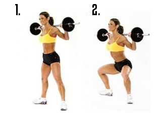 Butt Exercise 7: Wide Stance Barbell Squats Wide Stance Barbell Squats, butt exercises, glute exercises, best butt exercises, best glute exercises, best exercises for butt, best exercises for glutes, top butt exercises, booty exercises