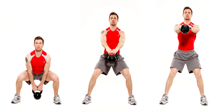 Squat Variation 2: Kettlebell Swing Squats squat variations, squat exercise variations, different squats, squats, different types of squats, squat variants, squat exercise variants, what are other types of squats, barbell squats, dumbbell squats, different kinds of squats