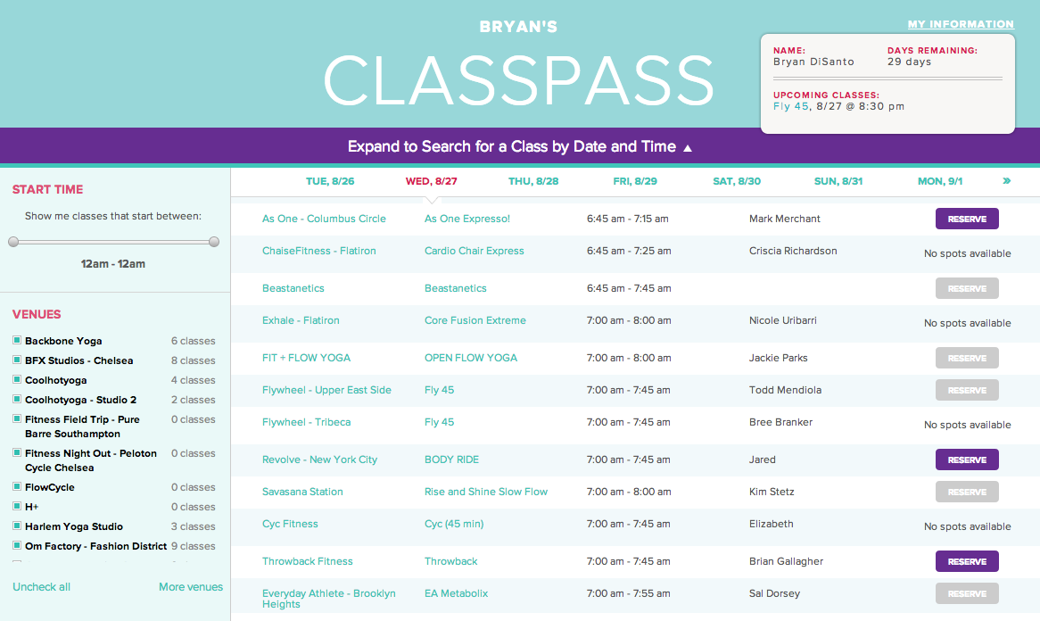 classpass, classpass review, what is classpass, classpass studios, classpass price, classpass unlimited, classpass nyc, classpass coverage, class pass