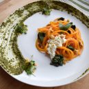 Butternut Squash Bucatini With Walnut Pesto & Sage Brown Butter [Recipes]